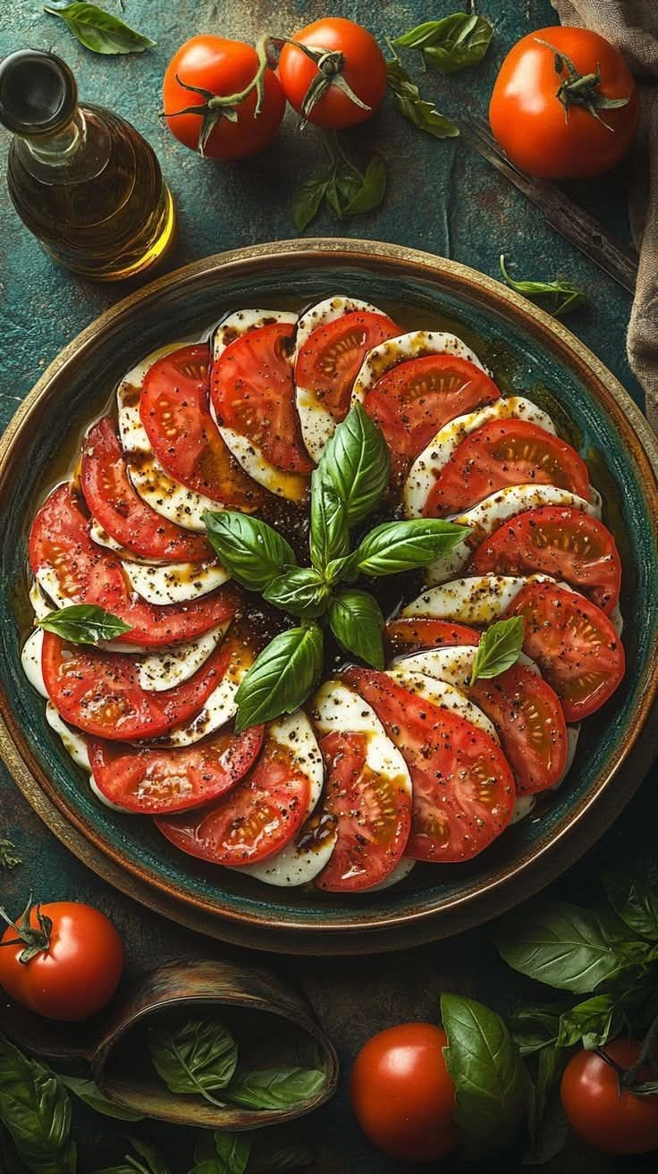 Caprese with Heirloom Tomatoes