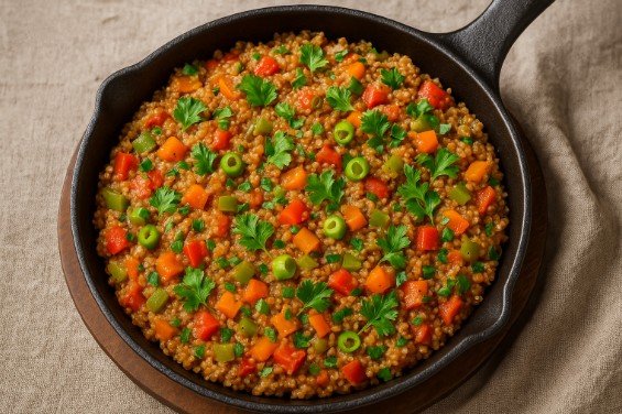 Healthy Quinoa Jambalaya