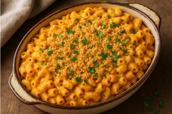 Healthy Sweet Potato Mac and Cheese