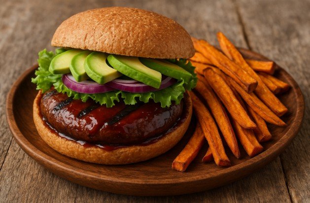 Grilled Portobello BBQ Burgers