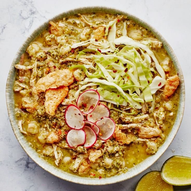 Pozole Verde with Turkey
