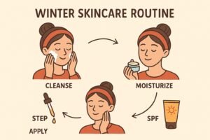 winter skincare routine steps