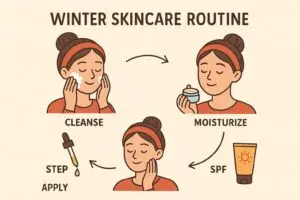 winter skincare routine steps